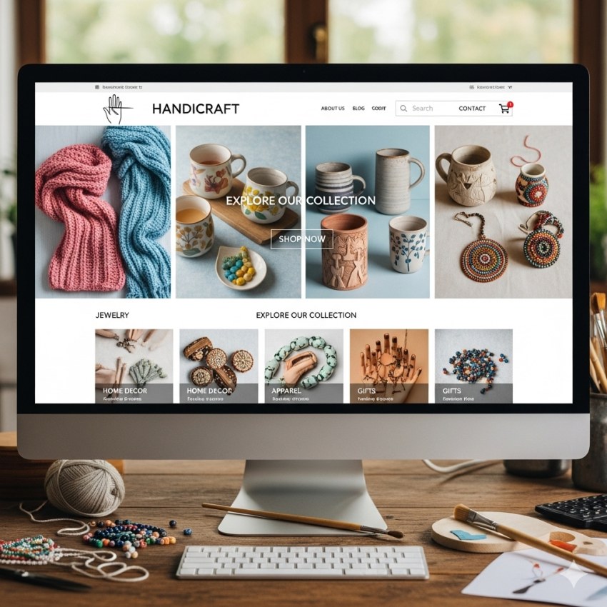 طراحی سایت صنایع دستی در مشهد
