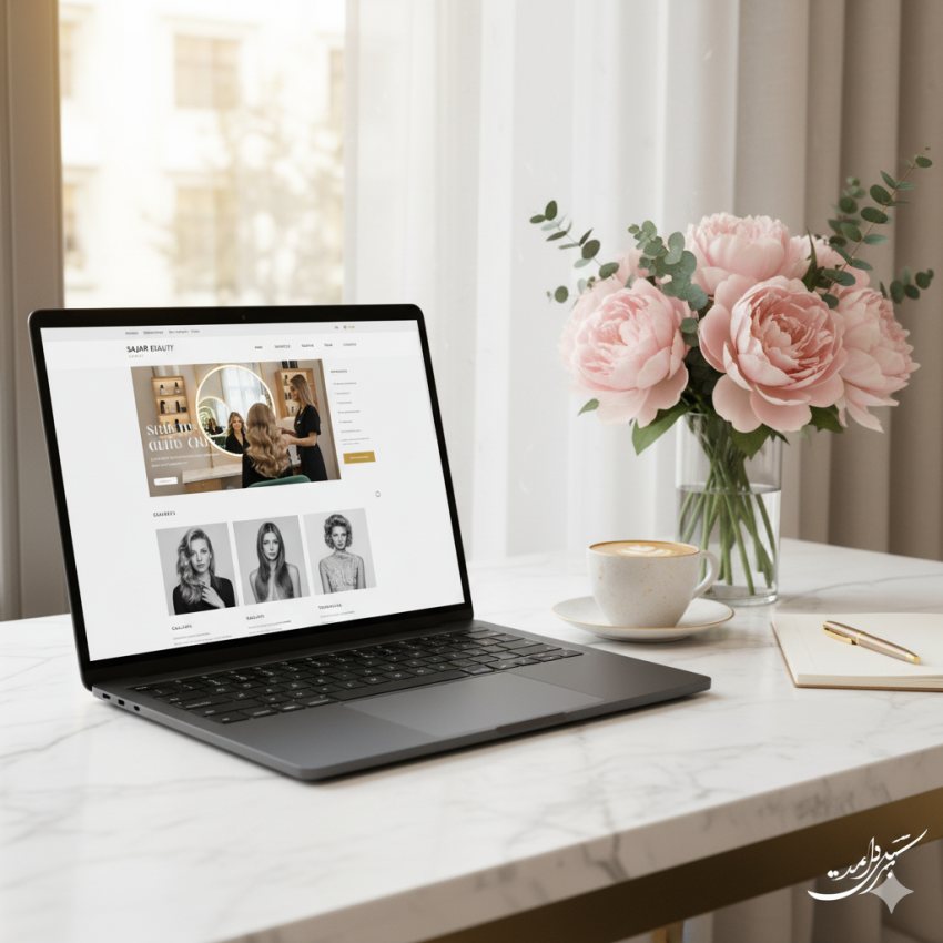 طراحی وب سایت آرایشگاه در مشهد