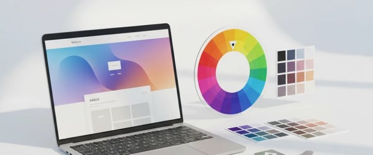نحوه انتخاب رنگ مناسب برای وب‌سایت