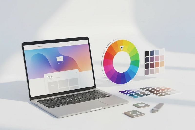 نحوه انتخاب رنگ مناسب برای وب‌سایت